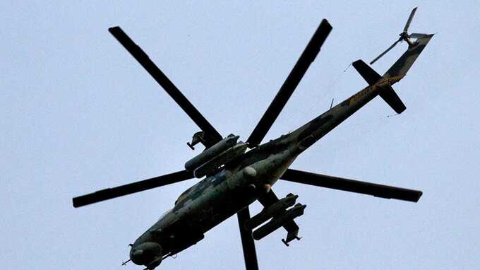 ГУР сообщило о поджоге российского вертолета Ми-24 в Подмосковье